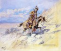 indien à cheval Charles Marion Russell Indiens d’Amérique